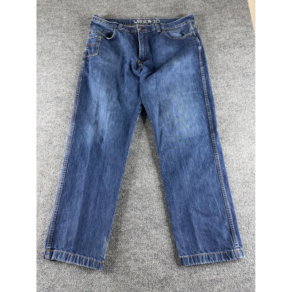 Kimes Ranch Watson 2.0 Mens Jeans 40x32 Medium Wash Straight Leg Denim USA Made